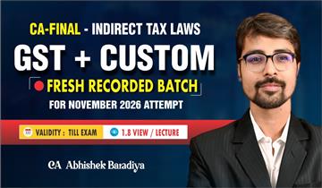 Excel Product RECORDED - IDT (GST + CUSTOM + FTP ) FOR NOV. 2026